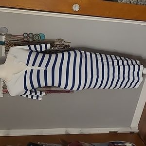 J. CREW stripped dress size S